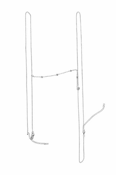 Minimalist Lariat Body Chain Necklace Adjustable Waist Body Jewelry