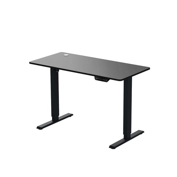 ElecTrek Auto Height-Adjustable Office &amp; Gaming Desk-black