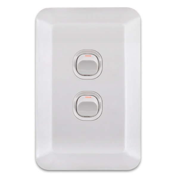 2 Lever 1 Way Light Switch 4X2 image