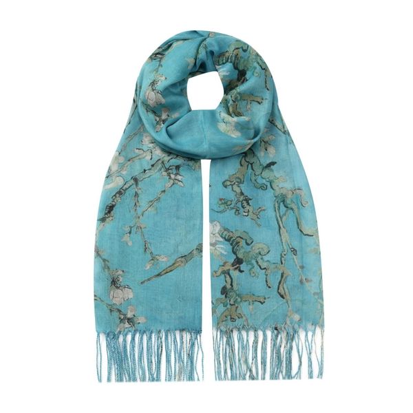 SoGood-Candy - Art Print Scarf - Almond Blossoms