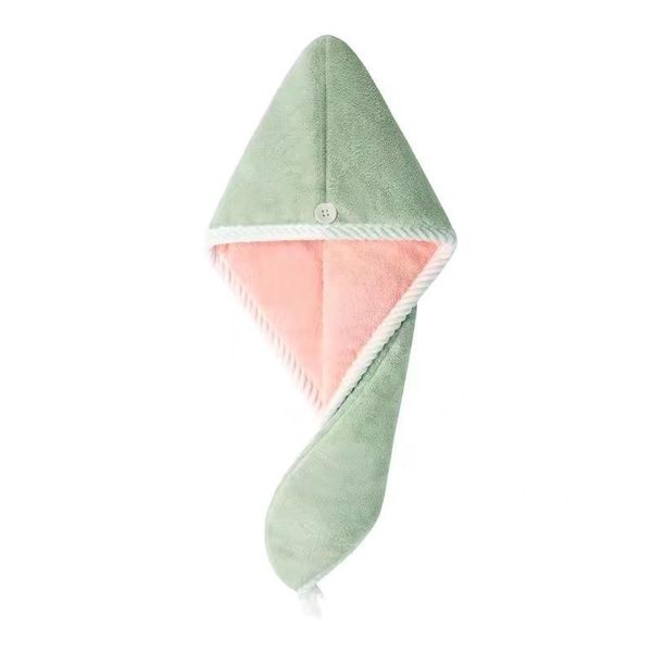 Extra Thick Hair Turban - Super Absorbent Quick Dry Shower Bath Cap