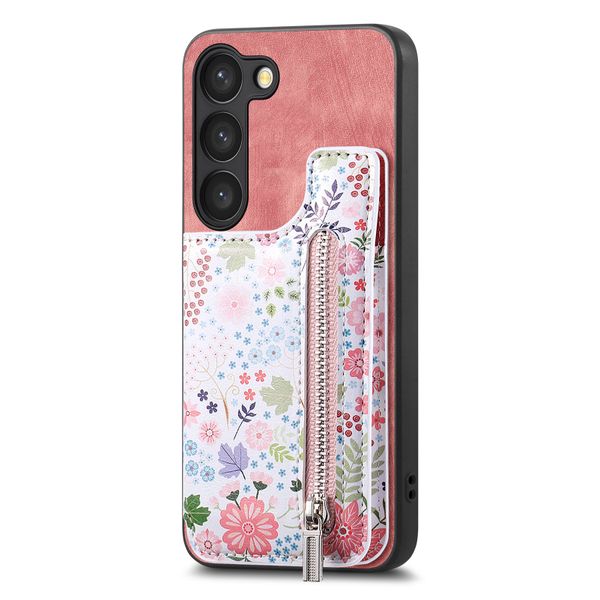 Retro Painted Flip RFID Anti-Theft Phone Case Compatible with Honor 400 Pro