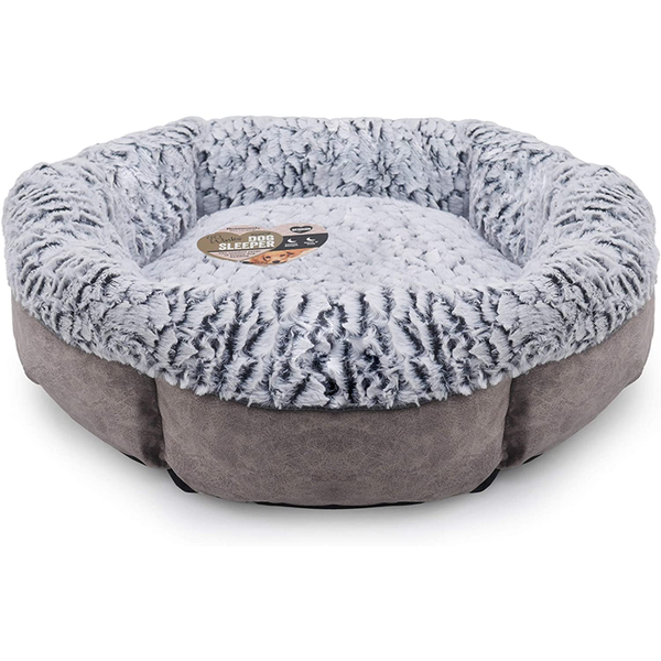 Rosewood Luxury Fleece Lined Plush Bed Medium