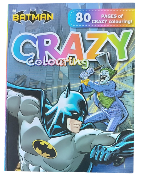 Batman Crazy Colouring 80 Pages