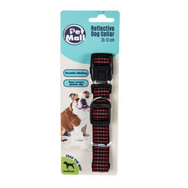 Reflective Dog Collar - 35-51cm - Medium