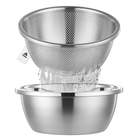 Topika Chinese Style Colander 22cm Stainless Steel Kitchen