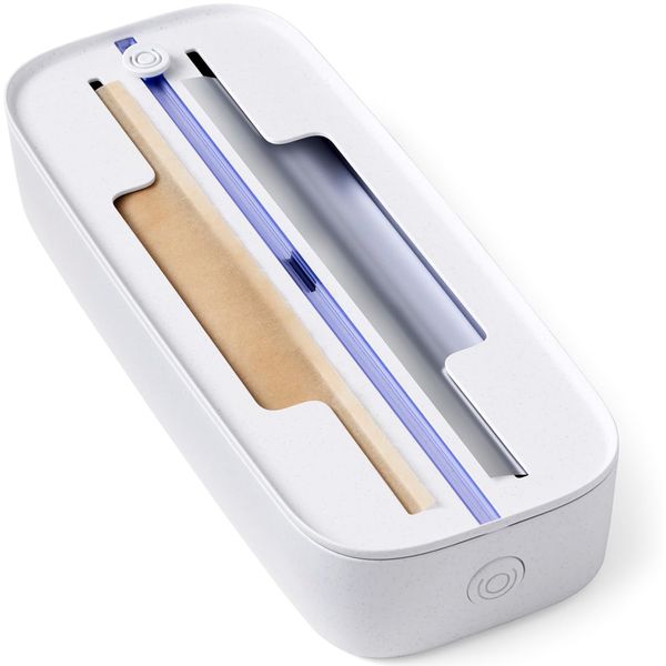 Wrap Dispenser 2-in-1, Drawer Organizer for Foil, Plastic Wrap, Parchment