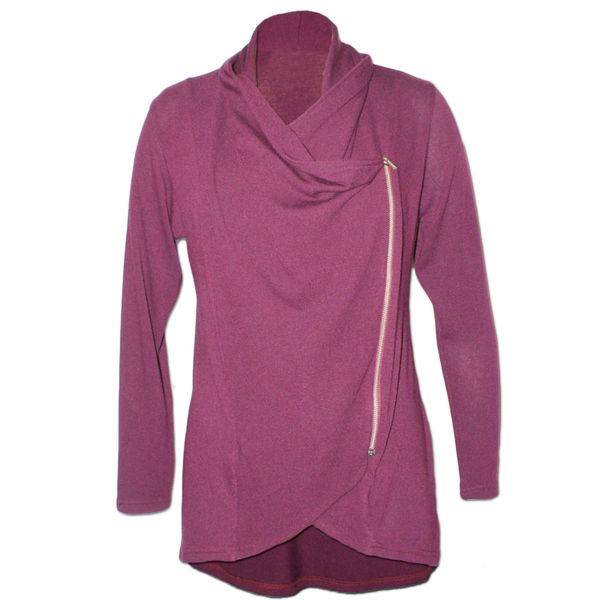 Nucleus - Waiting Room Cardigan in Berry