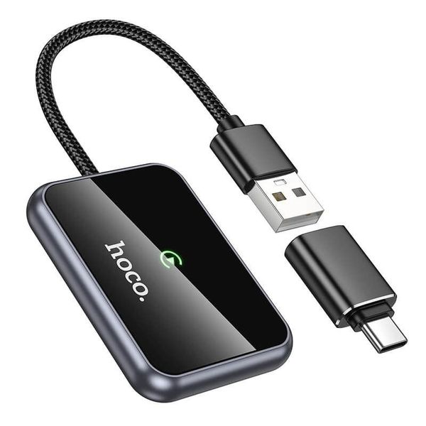 Wireless CarPlay Adapter USB-A USB-C Easy Wireless Compatible Apple CarPlay