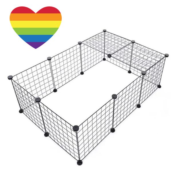 Pet Mini Small Size Play Pen for Bunny, Puppy or Small Pet 35cm &amp; Sticker