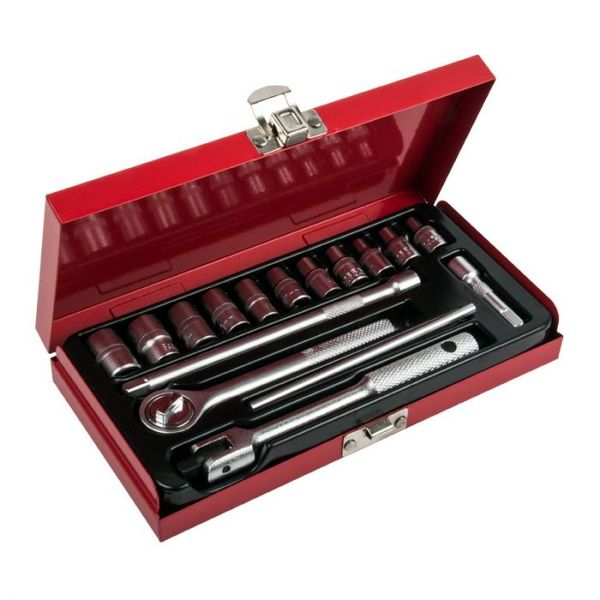 X Socket - Drive 1/4 - 16 Piece - 4-12mm - 3 Pack