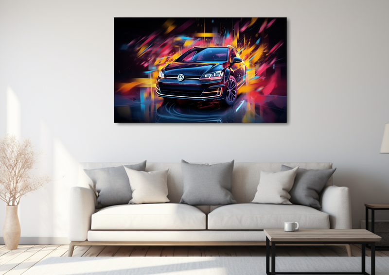 Canvas Wall Art - GTI Symphony Abstract - HD0121