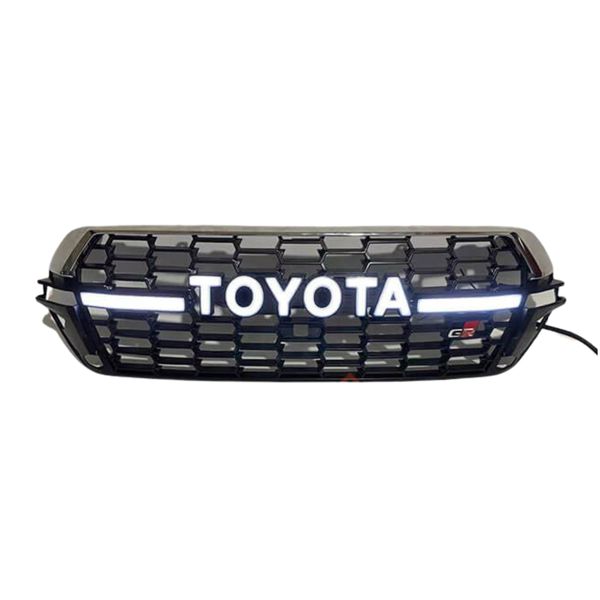 Grill Black with Light Compatible with Land Cruiser