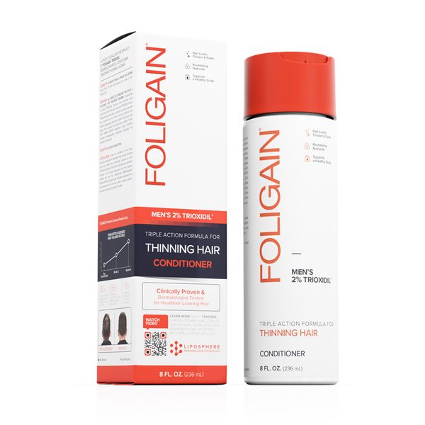 FOLIGAIN Triple Action Conditioner For Thinning Hair For Men-2% Trioxidil