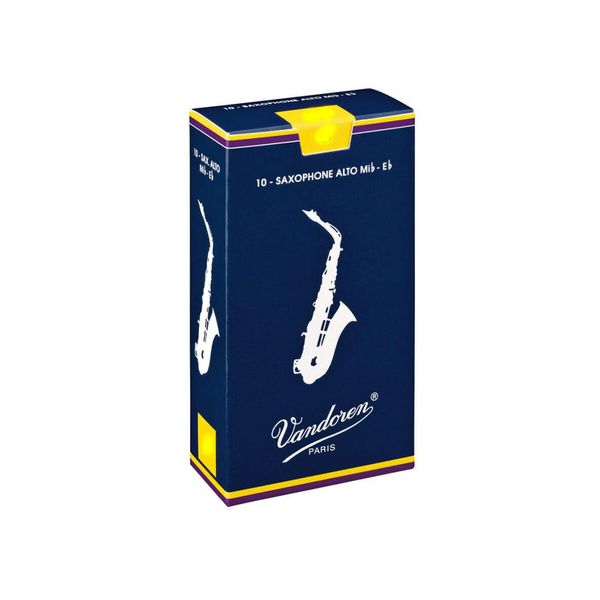 Vandoren Alto Saxophone Reeds box of 10 - Size 3.5