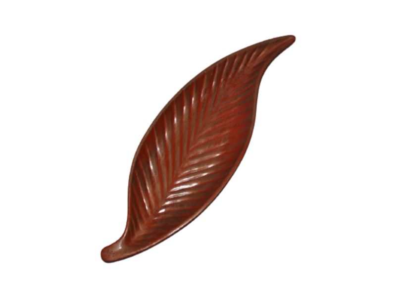 Server Ceramic 50x16cm Leaf Plate - Décor Essentials