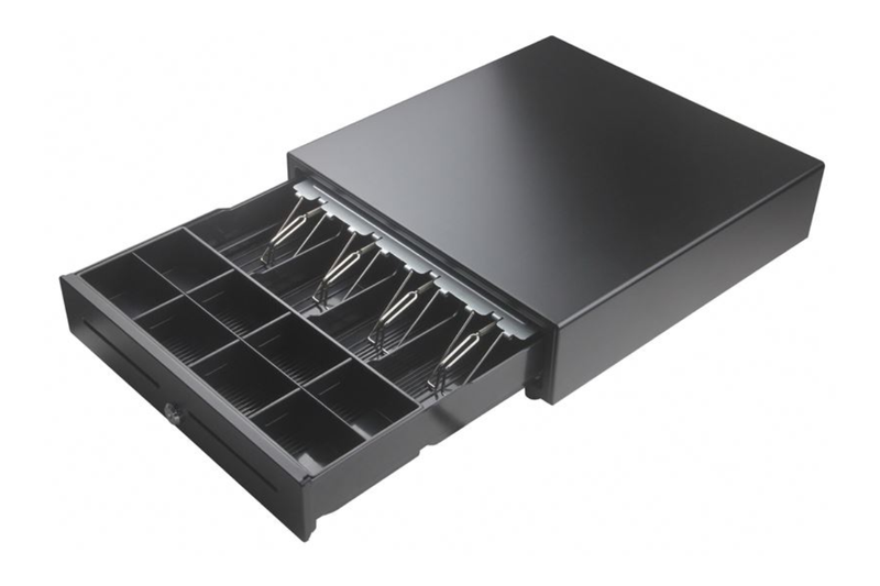 ZAPOS ZA-420B High-Quality Cash Drawer - 4-Bill/8-Coin, 420×405×100mm