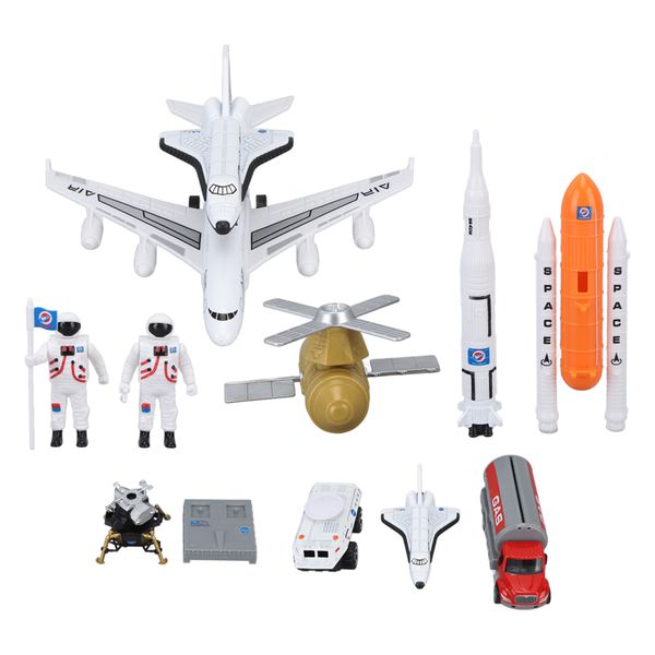 Space Shuttle Toy Smooth Edges Realistic Scale Alloy Rocket Ship Set