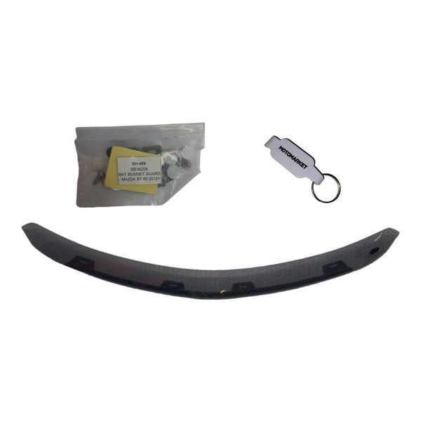 Bonnet Guard Compatible with Mazda Drifter BT-50 2012-2021 &amp; MotoMarket Keyring