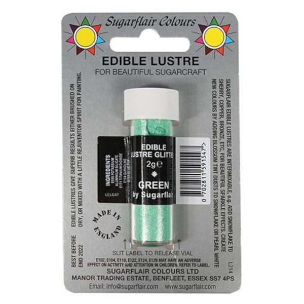 Sugarflair Edible Lustre Glitter Shimmer Colour Cake Decorating Sugarcraft