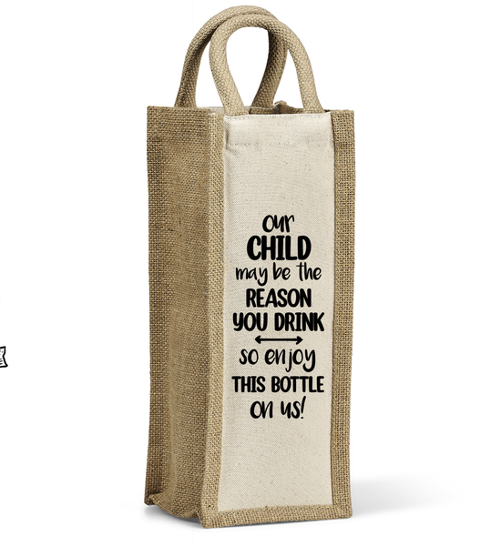 Wine Bag - Teacher Enjoy On Us!