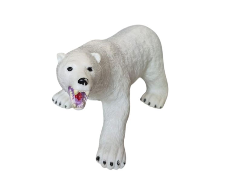 Plush Silicone Polar Bear Kids' Toy - Soft, Snuggly
