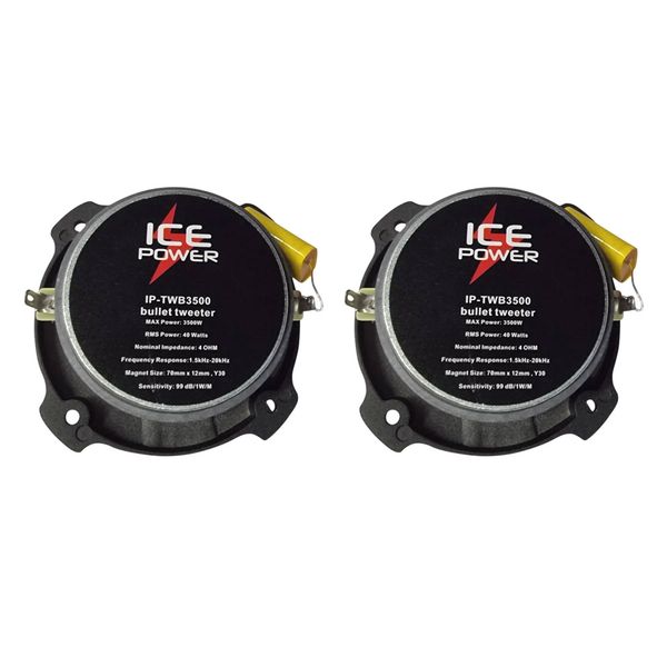 Ice Power IP-TWB3500 35000 Watts Super Bullet Tweeters - Set