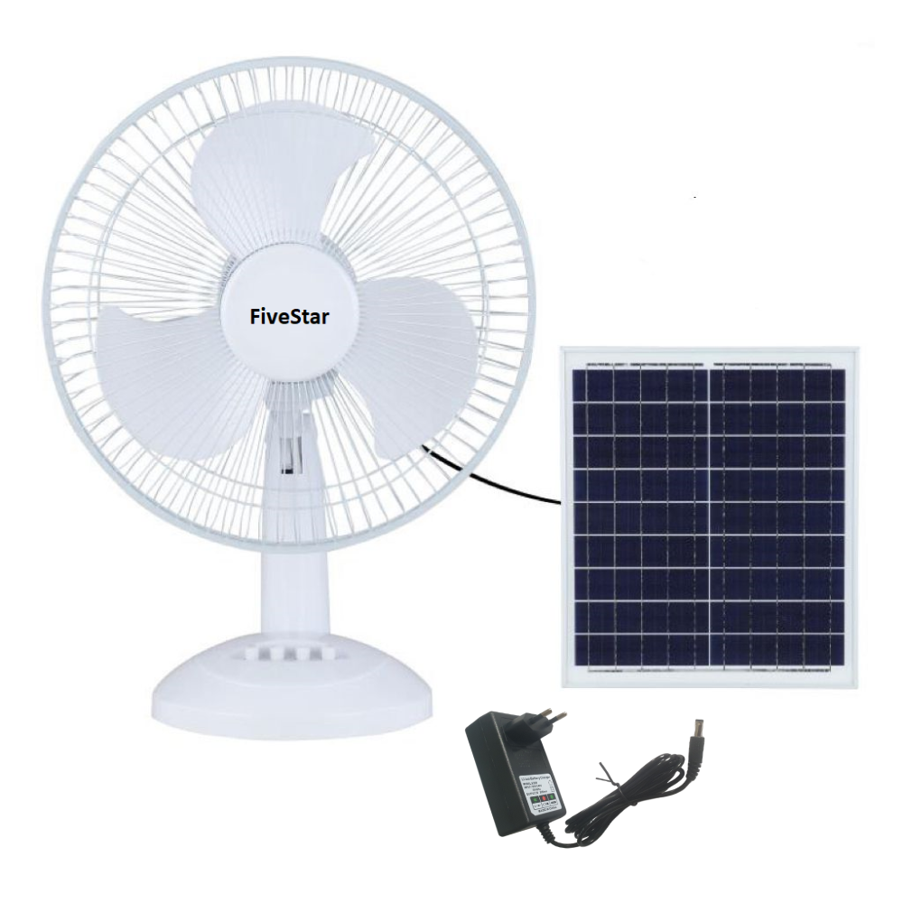 Solar Desk Fan & Panel 12" / 30cm Shop Today. Get it Tomorrow