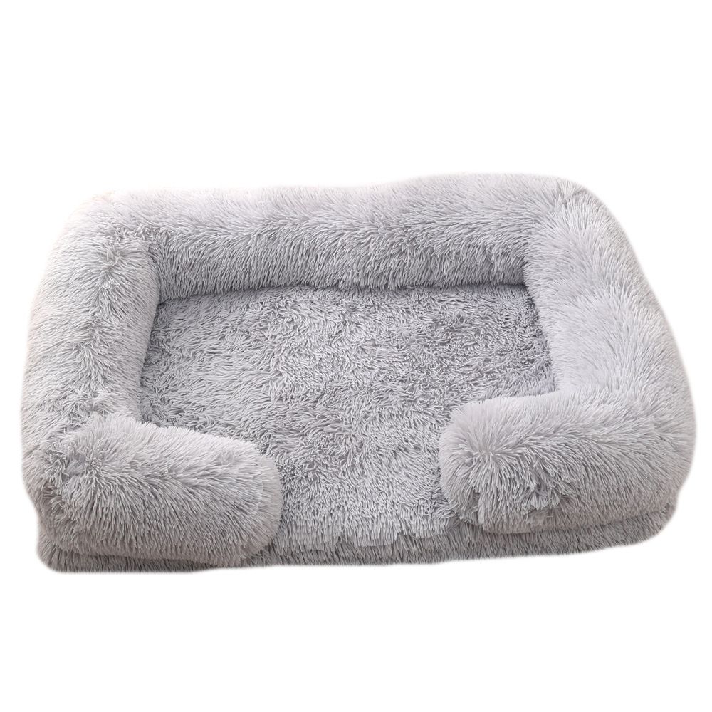 Aus Pets 130cm King Size Winter Warm Dog Bed Soft Soothing Pet Bed ...