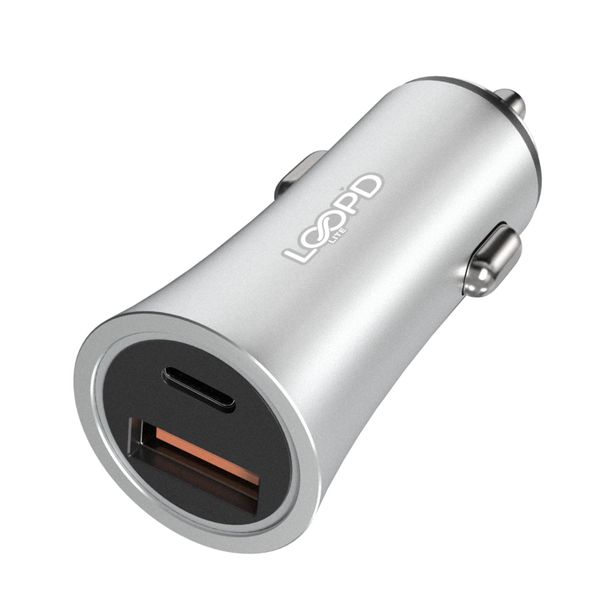 LOOPD Lite Dual Port PD Car Charger - 20W
