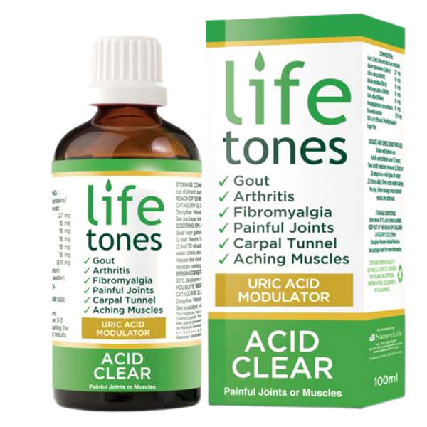 Lifetones Acid Clear Drops - Uric Acid Support