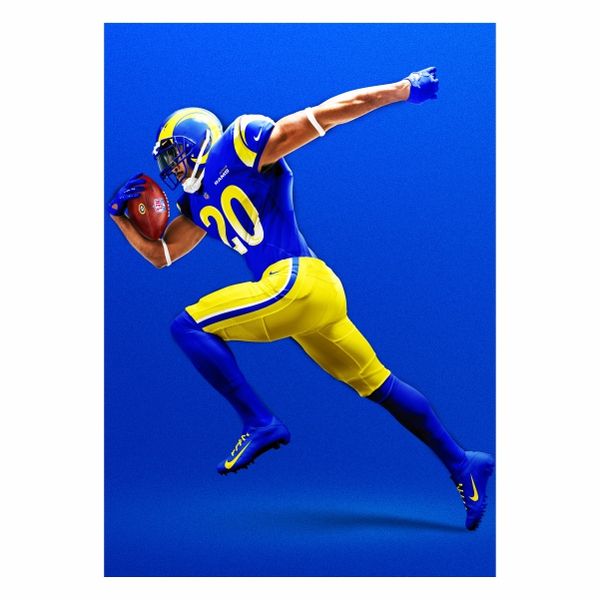Los Angeles Rams Blue - A1 Poster