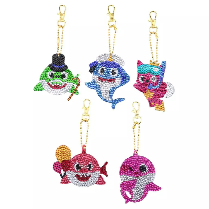 Crafty Dots - Diamond Painting Keyring Kit Set - Pinkfong | Shop Today ...