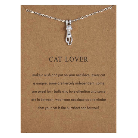 Cat lovers orders necklace