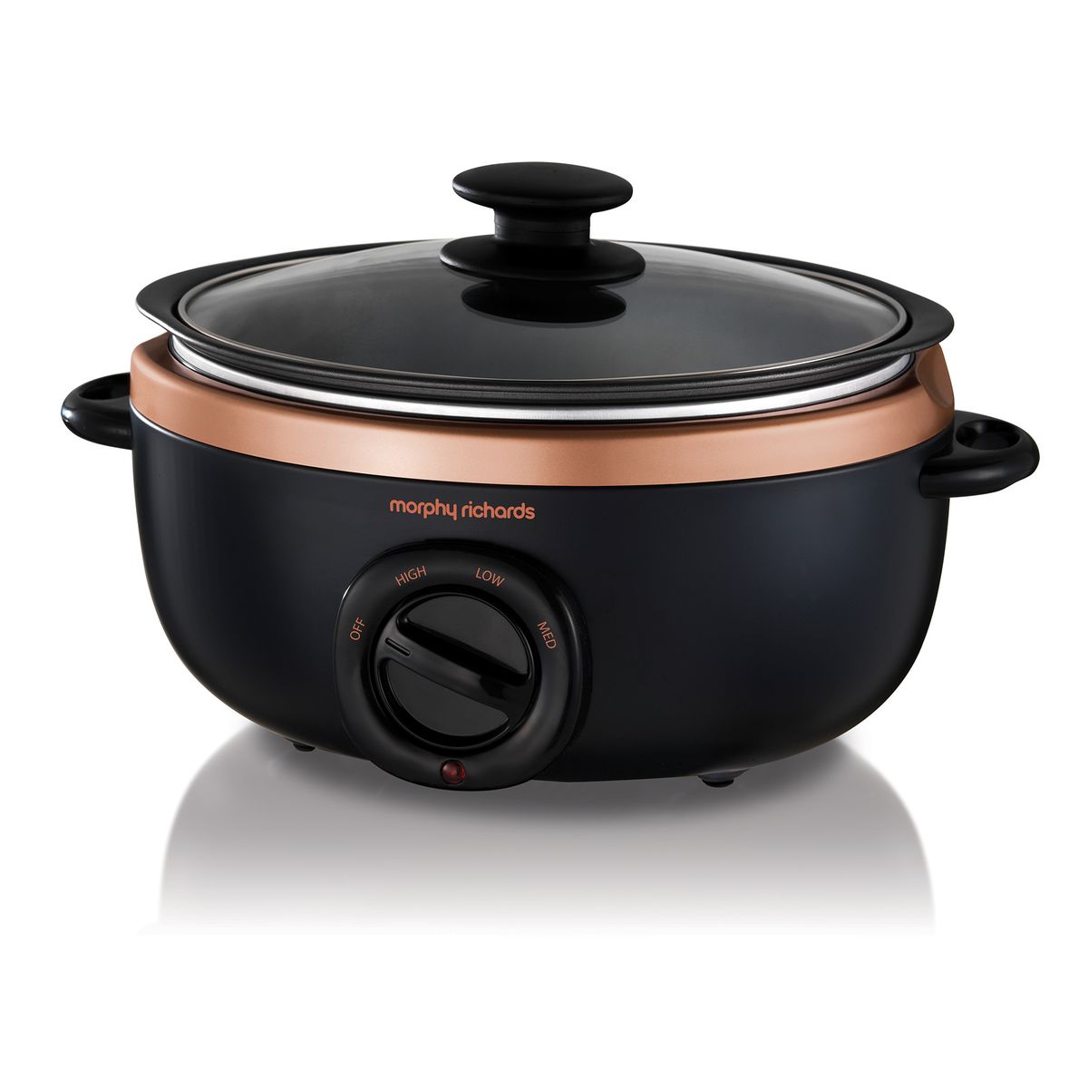 Morphy Richards Slow Cooker Manual Aluminium 3.5L 163W "Sear and Stew