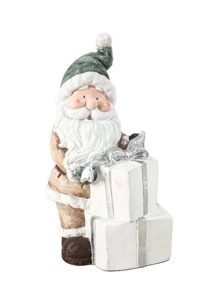 Santa Presents Statue, 44cm