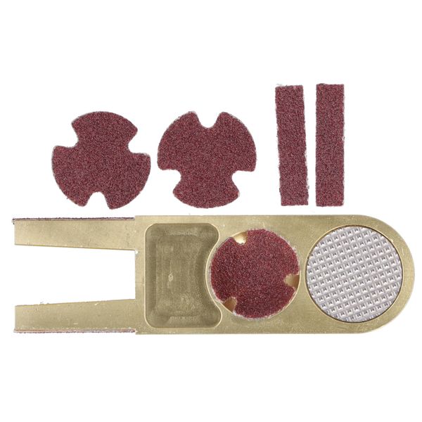 Gold U Shape Cue Tip Trimmer Shaper Repair Tool