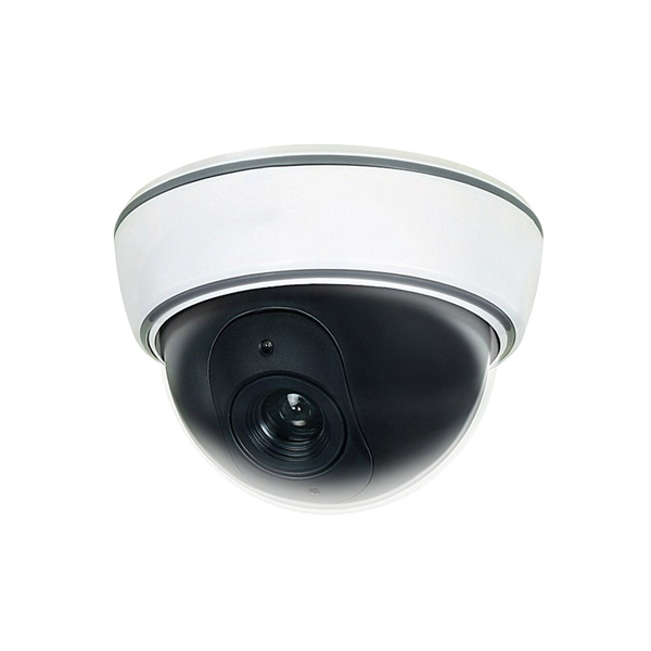Round Dummy Camera with Flashing Light
