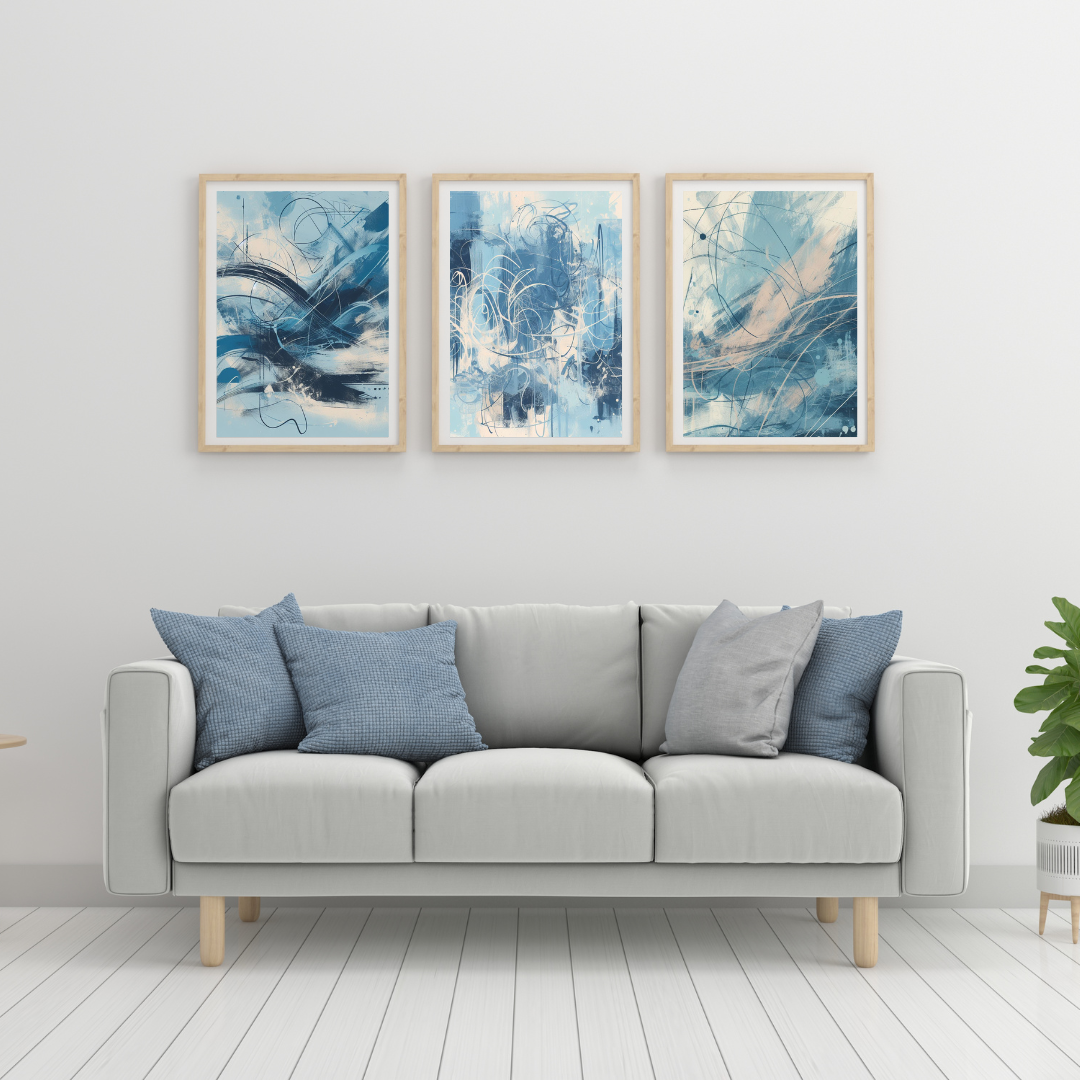 Baby Blue Wall Art