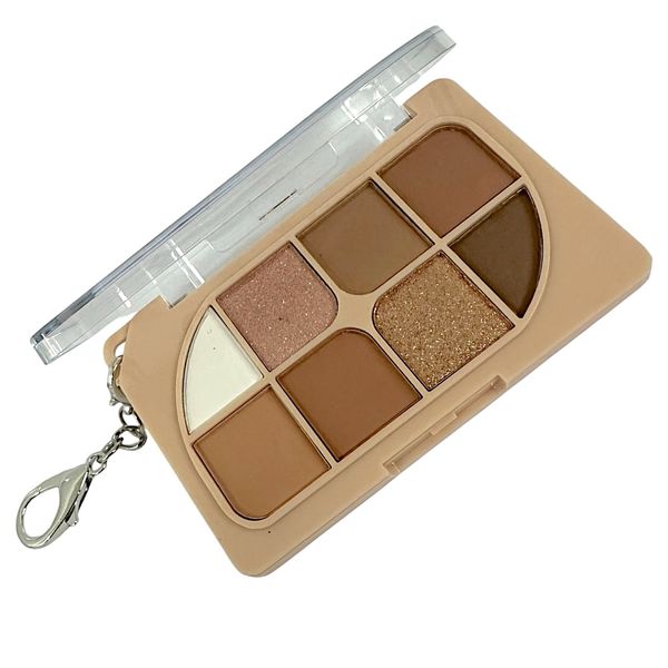 8 Shade Neutral Eyeshadow Palette With Shimmer Matte Long Lasting Makeup