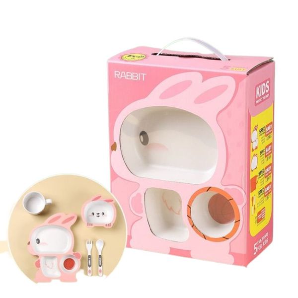iKids 5 Piece Dinner Set | Rabbit