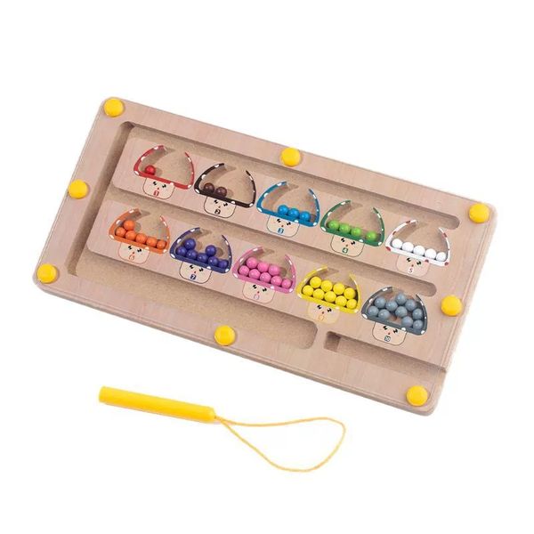 Pendant Training Magnetic Wooden Maze