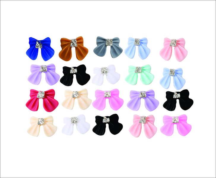 Bows nail art 3d