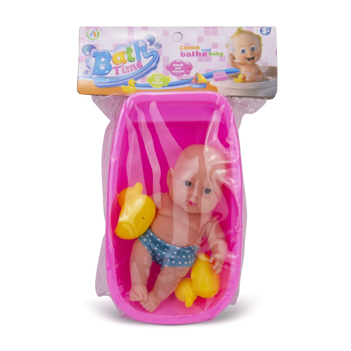 Children’s Toy Baby Doll Bath Set Yellow Ducks Pink Buy Online in South Africa