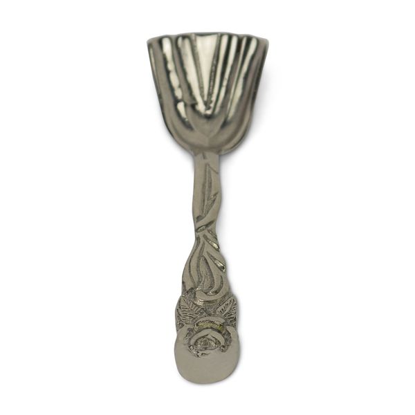 Sue's Sugar Shovel - Kitchen Utensil - Silver - Rose Design - Single