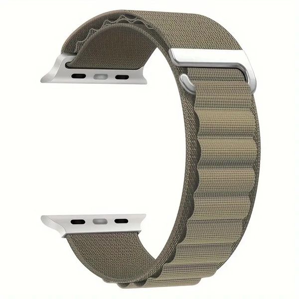Woven Nylon Watch Band With G-Hook Compatible with Apple- 42/44/45/49 mm