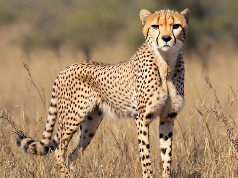 Canvas Wall Art Decor - Cheetah In The Wild 02