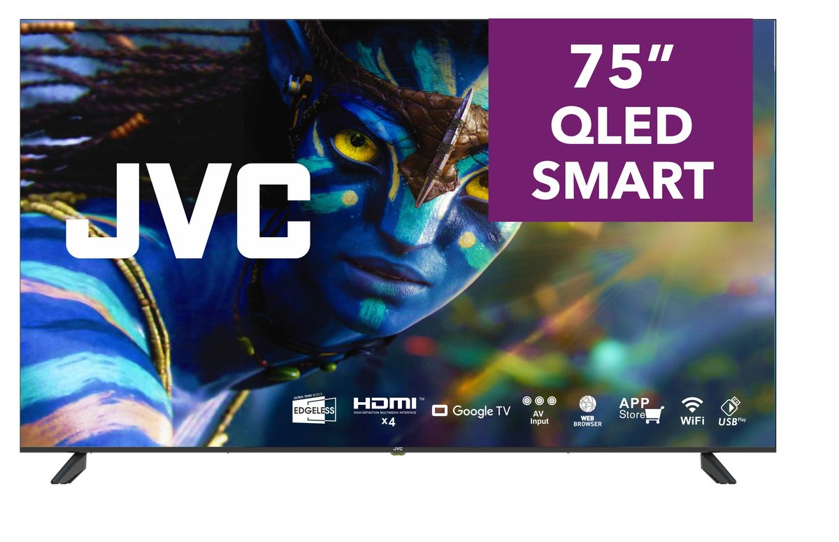 JVC 75" LT-75NQ7115A 4K QLED Smart Android TV