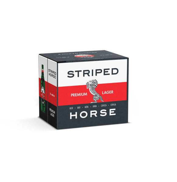 Striped Horse Lager - 12 x 600ml