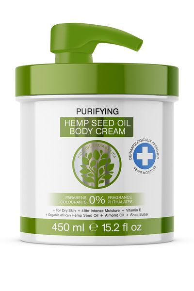 Skin Oil From Africa Hemp Seed Oil Body Cream 450ml